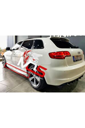 AUDİ A3 HB AERO MARŞPİYEL SAĞ SOL TK FİBERGLASS BOYASIZ