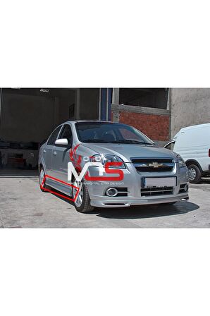 CHEVROLET AVEO SEDAN MARŞPİYEL TAKIMI FİBERGLASS BOYASIZ