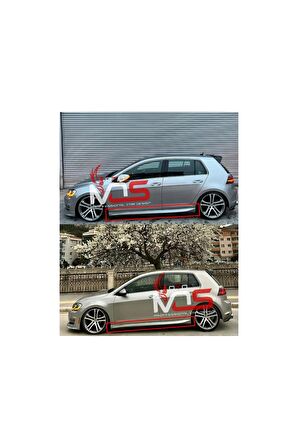 VW GOLF MK7 AERO MARŞPYİEL TAKIM FİBERGLASS BOYASIZ