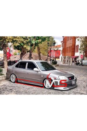 HYUNDAİ ACCENT ADMİRE CUSTOM MARŞPİYEL SAĞ SOL TAKIM FİBERGLASS BOYASIZ