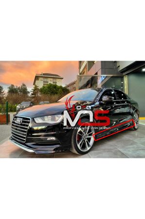 AUDİ A3 SEDAN AERO MARŞPİYEL SAĞ SOL TAKIM FİBERGLASS BOYASIZ