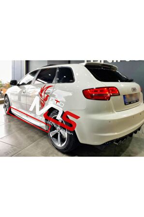 AUDİ A3 HB AERO MARŞPİYEL SAĞ SOL TAKIM FİBERGLASS BOYASIZ