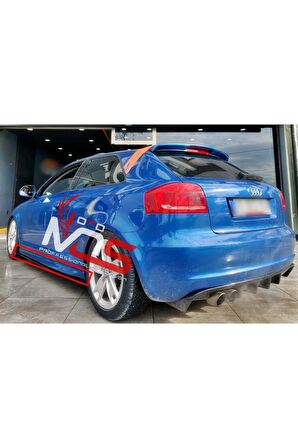 AUDİ A3 HB AERO MARŞPİYEL SAĞ SOL TAKIM FİBERGLASS BOYASIZ