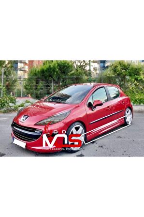 PEUGEOT 207 CUSTOM MARŞPİYEL SAĞ SOL TAKIM FİBERGLASS BOYASIZ