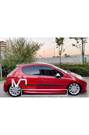 PEUGEOT 207 AERO MARŞPİYEL SAĞ SOL TAKIM FİBERGLASS BOYASIZ