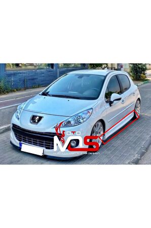 PEUGEOT 207 R MARŞPİYEL SAĞ SOL TAKIM FİBERGLASS BOYASIZ