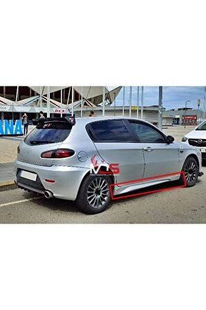 ALFA ROMEO 147 GTX Uyumlu MARŞPİYEL SAĞ SOL TAKIM FİBERGLASS BOYASIZ