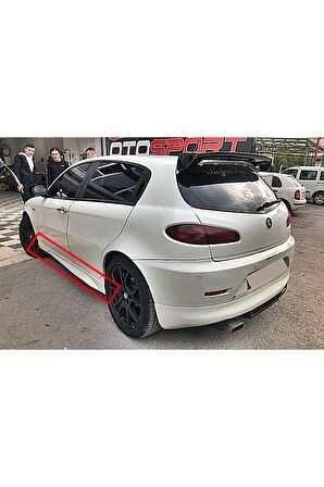 ALFA ROMEO 147 GTX Uyumlu MARŞPİYEL SAĞ SOL TAKIM FİBERGLASS BOYASIZ