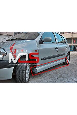 RENAULT CLİO MK2 Uyumlu CUSTOM MARŞPİYEL SAĞ SOL TAKIM FİBERGLASS BOYASIZ