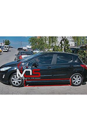 PEUGEOT 308Uyumlu  CUSTOM MARŞPİYEL SAĞ SOL TAKIM FİBERGLASS BOYASIZ