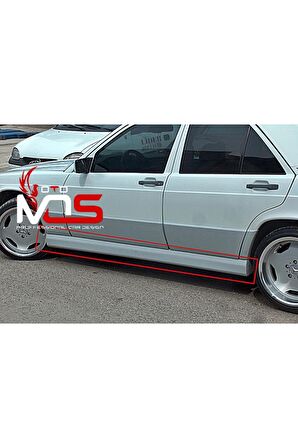 MERCEDES 190E Uyumlu MARŞPİYEL SAĞ SOL TAKIM FİBERGLASS BOYASIZ