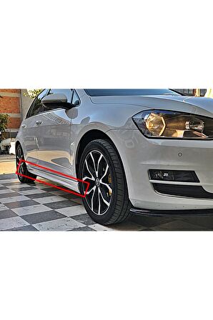 Vw Golf mk7 Uyumlu Marşpiyel Sağ Sol Takım Fiberglass Boyasız