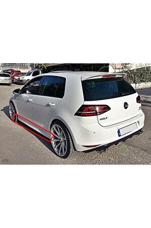 Vw Golf mk7 Uyumlu Marşpiyel Sağ Sol Takım Fiberglass Boyasız