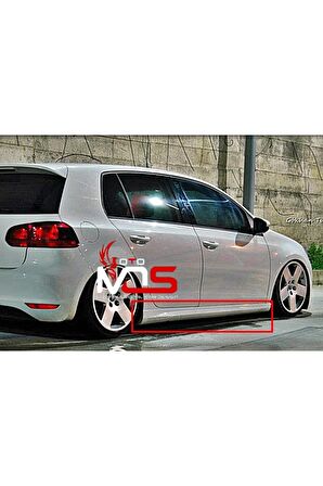 Vw Golf mk6 R  Uyumlu Marşpiyel Sağ Sol Takım Fiberglass Boyasız