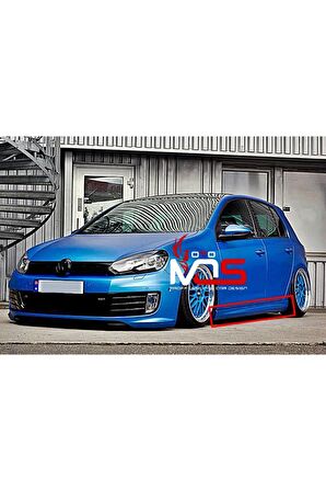 Vw Golf mk6 R  Uyumlu Marşpiyel Sağ Sol Takım Fiberglass Boyasız