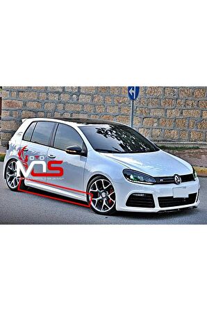 Vw Golf mk6 R  Uyumlu Marşpiyel Sağ Sol Takım Fiberglass Boyasız