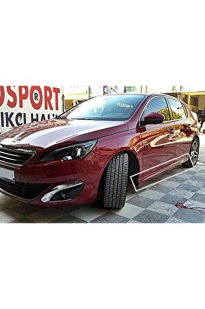 Peugeot 308 R Uyumlu Marşpiyel Sağ Sol Takım Fiberglass Boyasız