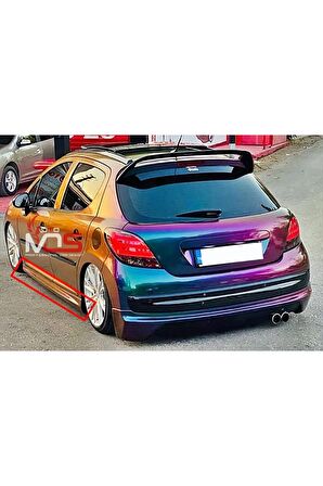 PEUGEOT 207 Uyumlu R MARŞPİYEL SAĞ SOL TAKIM FİBERGLASS BOYASIZ