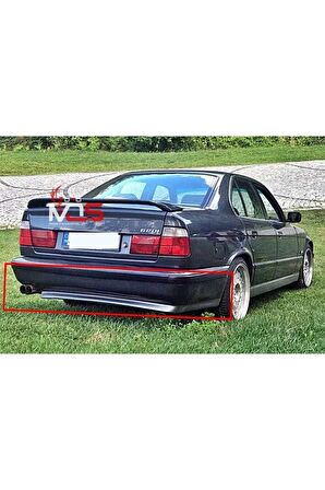 BMW E34 M5 ARKA TAMPON uyumlu    EKİ KARLIK FİBERGLASS BOYASIZ