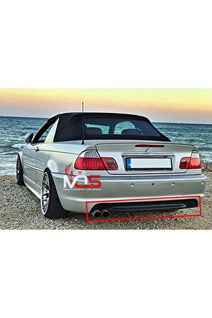 BMW E46 M TAMPON DİFÜZÖR  TİP FİBERGLASS BOYASIZ