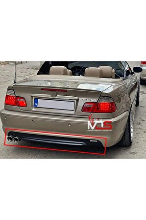 BMW E46 M TAMPON DİFÜZÖR  TİP FİBERGLASS BOYASIZ