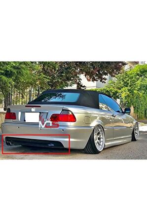 BMW E46 M TAMPON DİFÜZÖR  TİP FİBERGLASS BOYASIZ