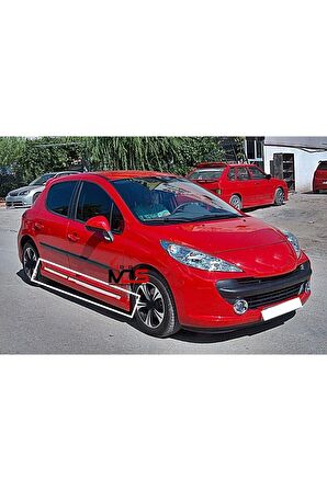 PEUGEOT 207 MARŞPİYEL SAĞ SOL TAKIM FİBERGLASS BOYASIZ