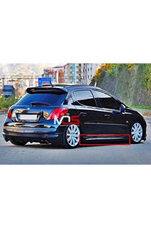 PEUGEOT 207 R MARŞPİYEL SAĞ SOL TAKIM FİBERGLASS BOYASIZ