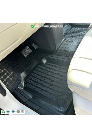 Hyundai Tucson 2017 4d Havuzlu Üniversal Yeni Nesil Paspas Siyah Gold Seri