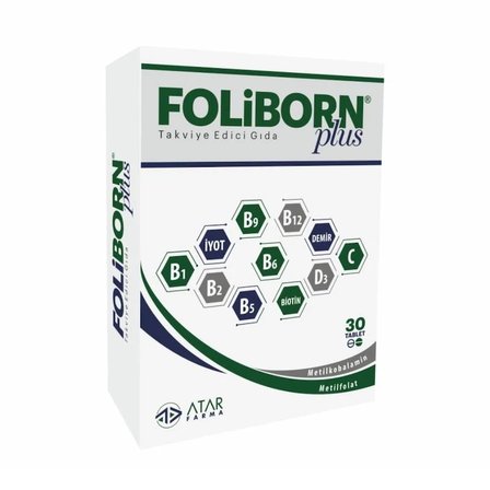 Foliborn Plus 30 Tablet ( 1 ADET )