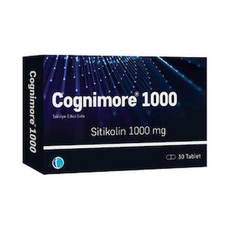 Cognimore 1000 mg Sitikolin 30 Tablet ( 1 ADET )