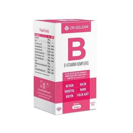 Dr. Gülzari B Vitamini Kompleks 30 Kapsül ( 1 ADET )