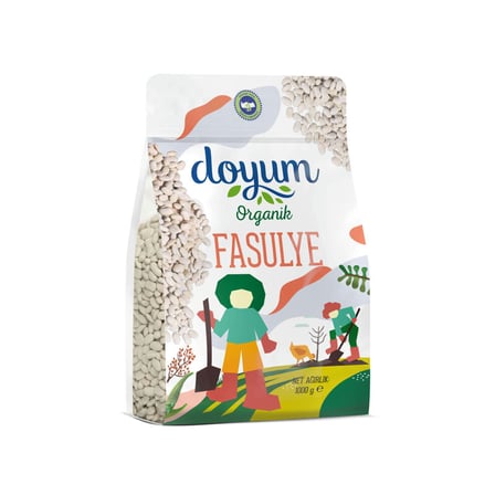 Doyum Organik Fasulye 1 Kg ( 1 ADET )