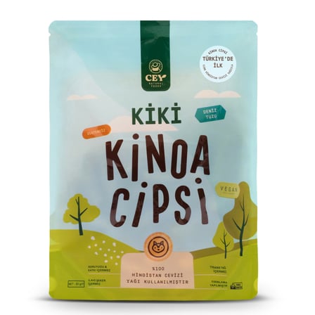 Cey Natural Foods Kiki Deniz Tuzu Kinoa Cipsi 30 G ( 1 ADET )
