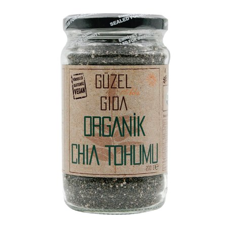Güzel Ada Gıda Organik Chia Tohumu 200 G ( 1 ADET )