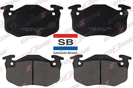 Otozone FDA4004 Arka Balata Renault 9-Renault 19-P106 96 206 00 P306 97-01 Megane I-Clio I-II-Saxo 96 Xsara 97 İnce Tip Gdb1305 7701203668