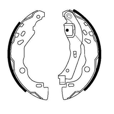 Otozone FPA1016 Arka Pabuç Balata Logan 1.5 DCI 04-12-Clio III 1.5 DCI 12-Note 1.5 DCI 13-Kalın 6mm 7119432 7701207178
