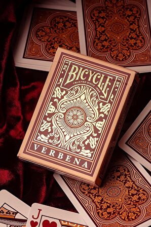 Bicycle Verbena Floral Premium Oyun Kağıdı Kartı iskambil Kartları Destesi Koleksiyonluk