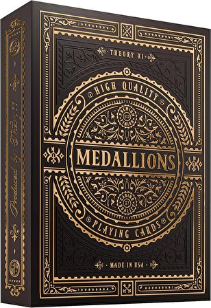 Theory11 Medallions Madalyon Premium Oyun Kağıdı Kartı Kartları Destesi Koleksiyonluk