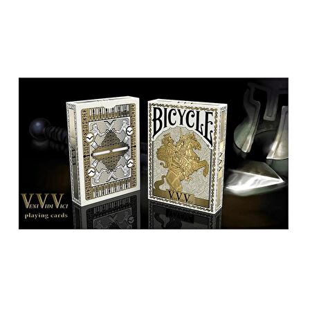 Bicycle Veni Vidi Vici Metallic Oyun Kağıdı Premium Koleksiyonluk Kartları Kart