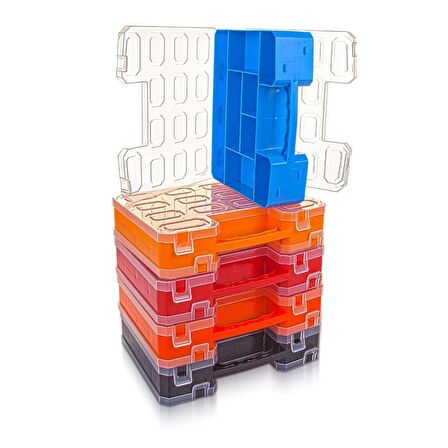 Hobi Kutusu Super Organizer Çift Taraflı 22 Bölmeli