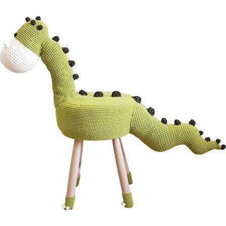 Ahşap Amigurumi Tabure Süngerli