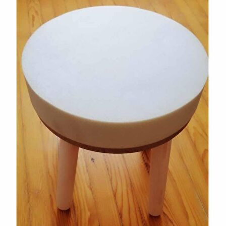 Ahşap Amigurumi Tabure Süngerli