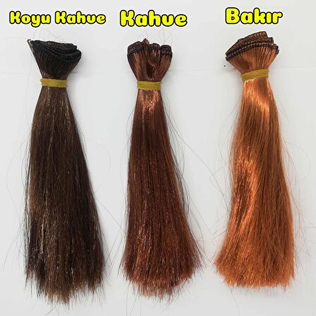 Amigurumi Sentetik Saç 15 Cm ( 1 Adet )