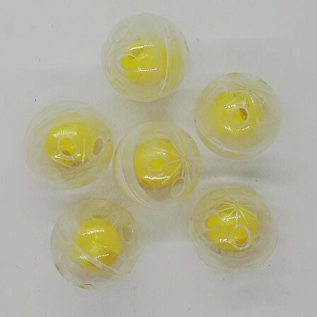 Amigurumi Çıngırak Zili Sarı 10 Adet