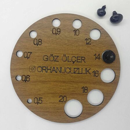 Amigurumi Göz Numara Ölçer