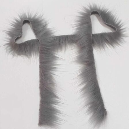 Kürk Şerit ( 1.5 Metre ) Gri