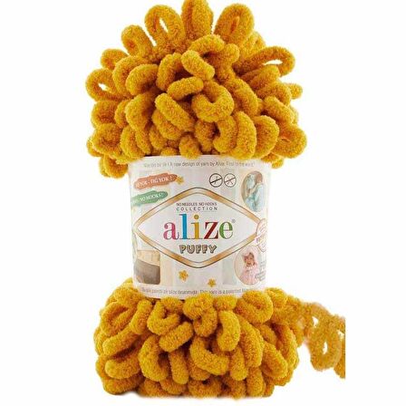 Alize Puffy El Örgü İpi 646 Petrol Mavi