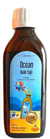 OUT Orzax Ocean Balık Yağı Şurup 150 ml Portakal Aromalı