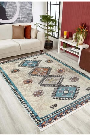 Outlet Yıkanabilir Kaymaz Halı Çok Desen ve Ebat S